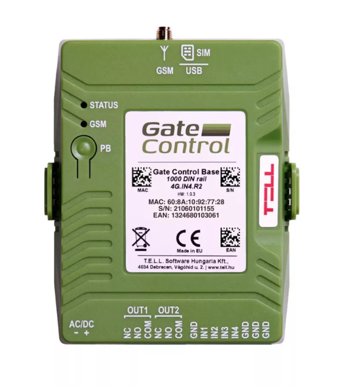 Gate Control Base - ovien puhelinohjaus