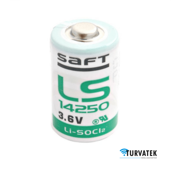 Saft 14250 3.6V 1/2AA Lithium paristo