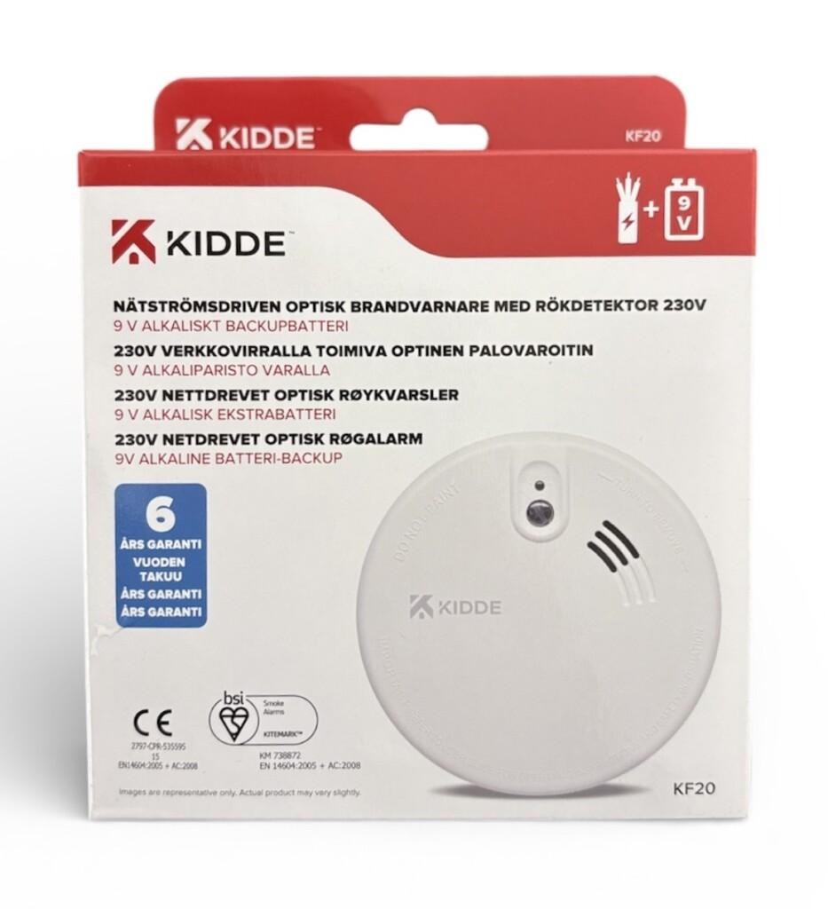 Kidde FIREX KF20 230V optinen palovaroitin