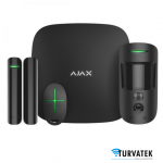 Murtohälytin langaton turvajärjestelmä kamerailmaisin Ajax Hub2Plus aloituspaketti StarterKit