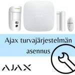 Ajax hälytysjärjestelmän asennus Päijät-Hämeen seudulla