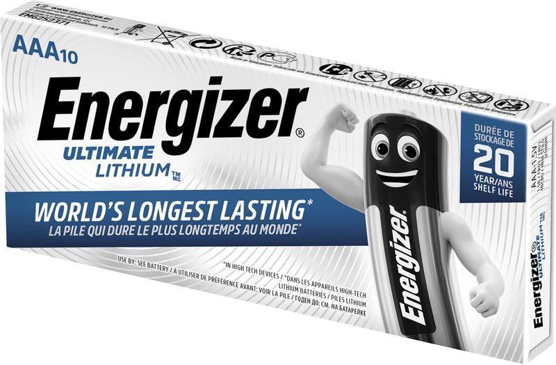 Energizer Ultimate Lithium L92 / AAA B2B Paristot,10kpl pakkaus