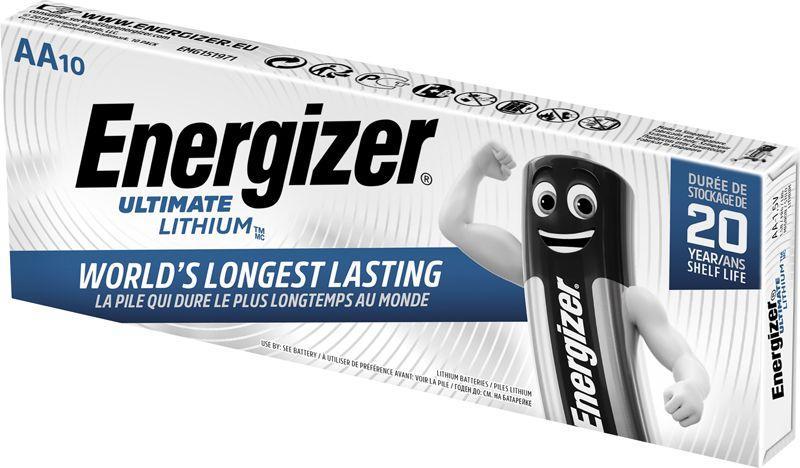 Energizer Ultimate Lithium L91 / AA B2B Paristot,10kpl pakkaus