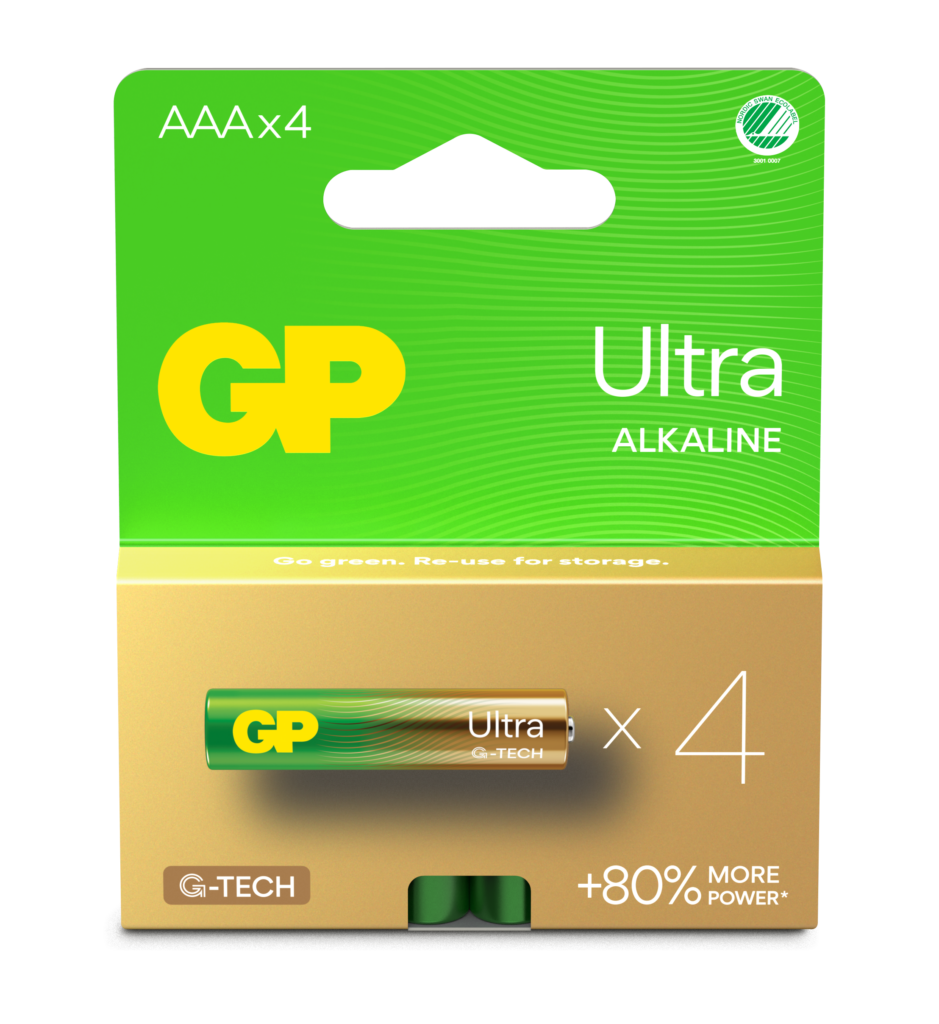 GP Ultra Alkaline AAA-paristo 24AU/LR03 4-pack