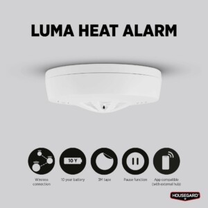 Housegard Luma, langaton lämpöilmaisin, 10-vuoden paristolla - Image 4