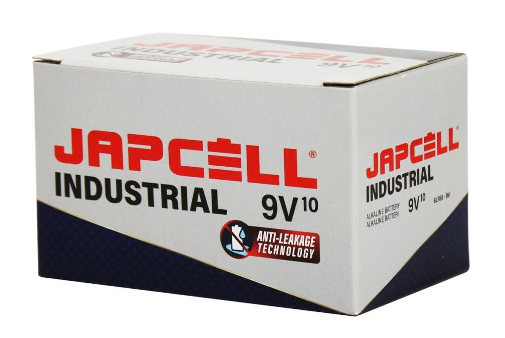JAPCELL 9V / 6LR61 Industrial 10kpl.