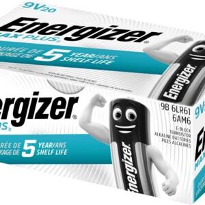 Energizer Max Plus 9v Paristo - Image 1